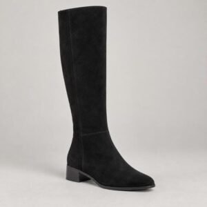 Bottes hautes à talon bas